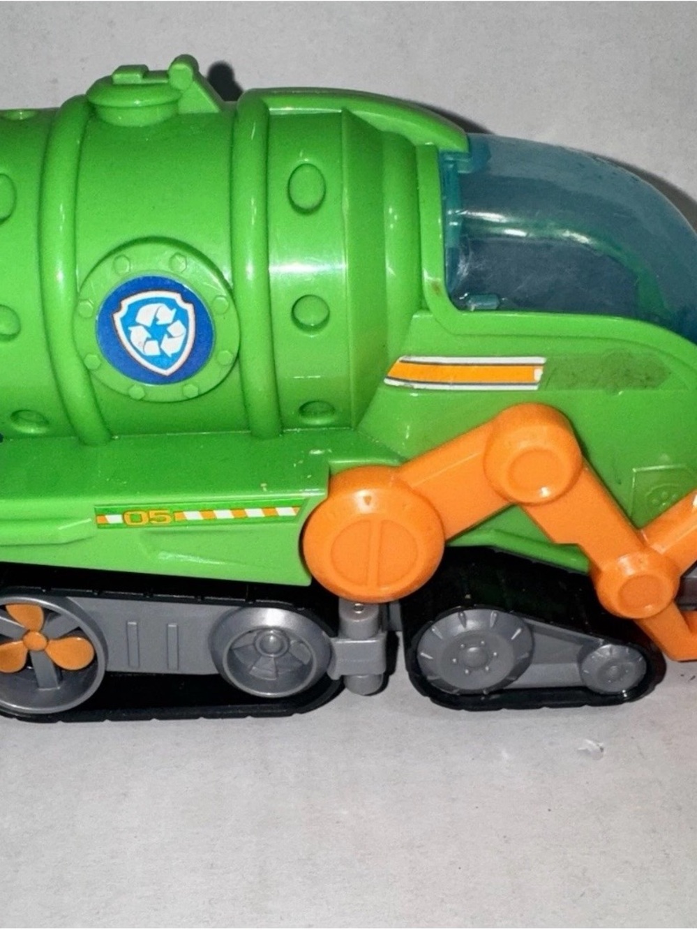 PAW Patrol Sea Patrol Rocky Transforming Vehicle Only Green Truck Submarine